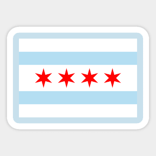 Flag of Chicago Sticker